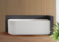 1500x750x580 ANIKA Collection Rigth Back To Wall Bathtub Gloss White