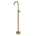 Norico Pentro Series Freestanding Mixer Round Brushed Yellow Gold