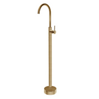 Norico Pentro Series Freestanding Mixer Round Brushed Yellow Gold