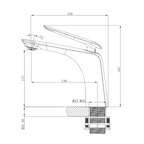 Norico Bellino Series Short Basin Mixer Chrome