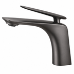 Norico Bellino Series Short Basin Mixer Gun Metal Grey