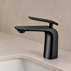 Norico Esperia Series Short Basin Mixer Gun Metal Grey