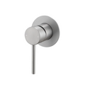 LUCID PIN Series Wall Mixer 80MM Cover Plate Brushed Nickel