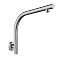 Shower Round Wall Mounted Arm Gooseneck Stainless Steel Brushed Nickel