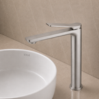 RUSHY Series Tall Basin Mixer Brushed Nickel