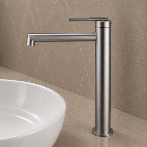 CADDENCE Series Tall Basin Mixer Brushed Nickel