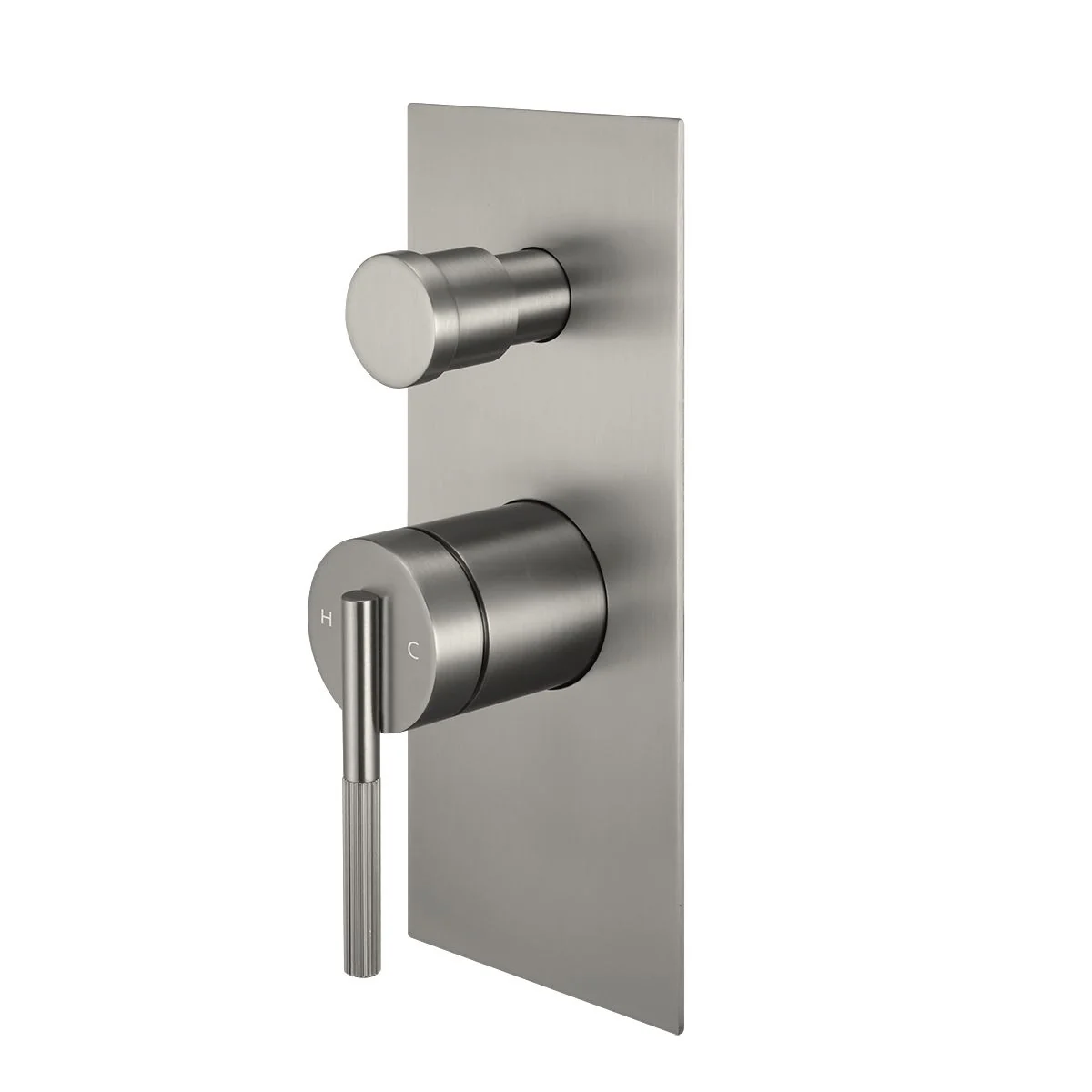 CADDENCE  Series Shower/Bath Wall Mixer with Diverter Brushed Nickel