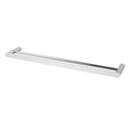 RUSHY Towel Rail Double 800mm Brushed Nickel