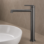CADDENCE Series Tall Basin Mixer Gun Metal Grey