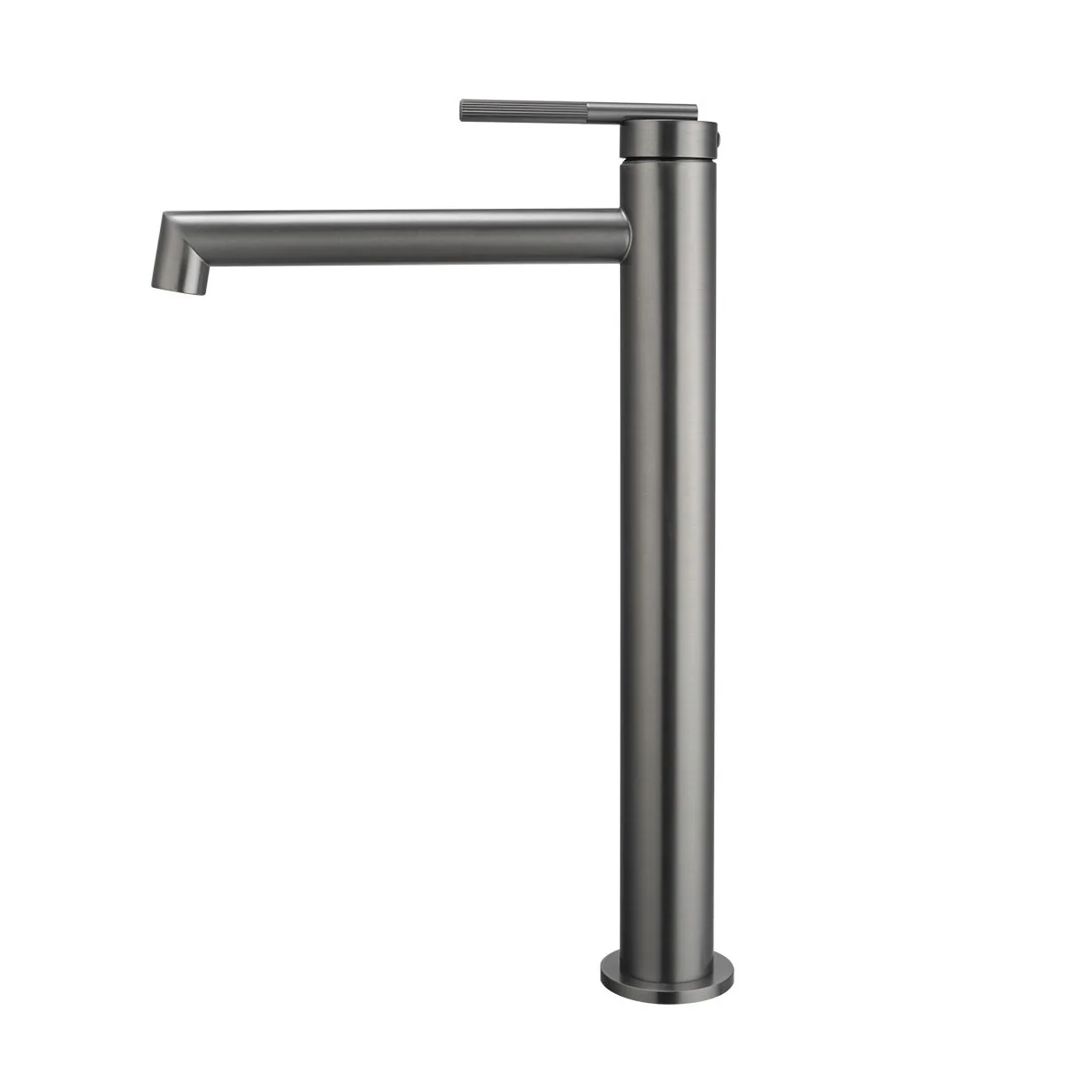 CADDENCE Series Tall Basin Mixer Gun Metal Grey