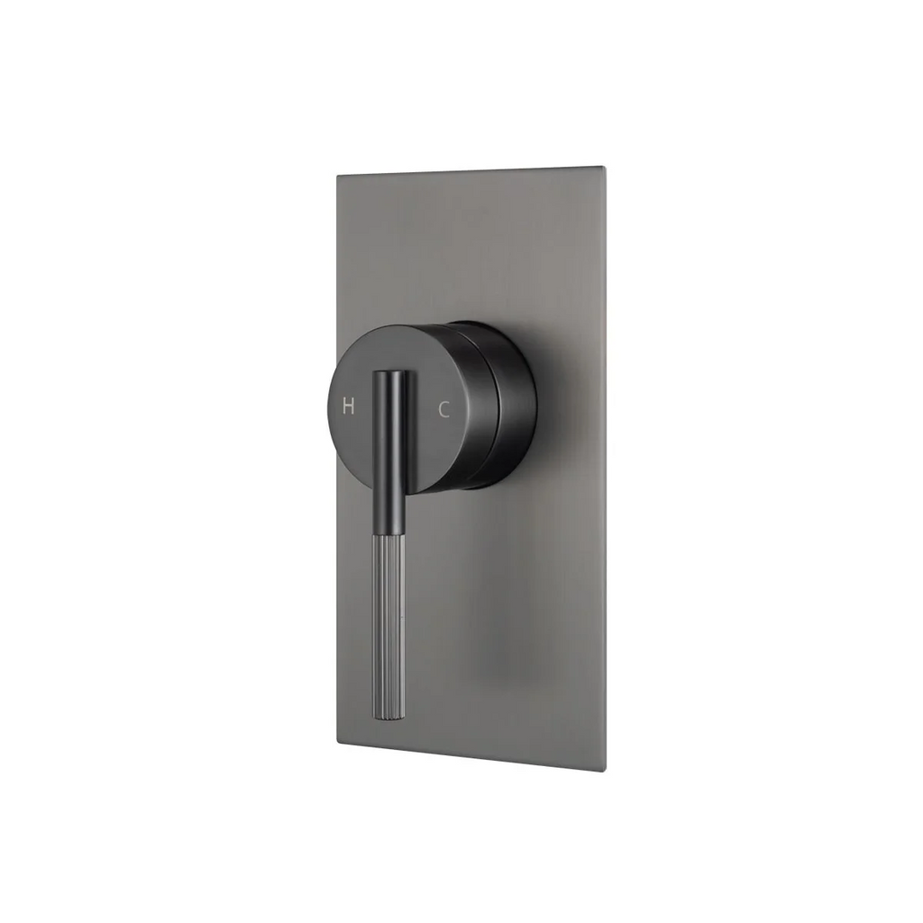 CADDENCE Series Wall Mixer Brushed Gun Metal Grey