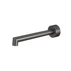 CADDENCE Series Basin/Bathtub Wall Spout Brushed Gun Metal Grey