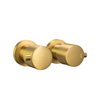 LUCID PIN Series Wall Taps Brushed Brass