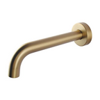 LUCID PIN Series Basin/Bathtub Wall Spout Brushed Brass