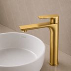 VOG Series Tall Basin Mixer Brushed Yellow Gold