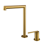 CADDENCE Series Tall Basin Mixer Brushed Brass