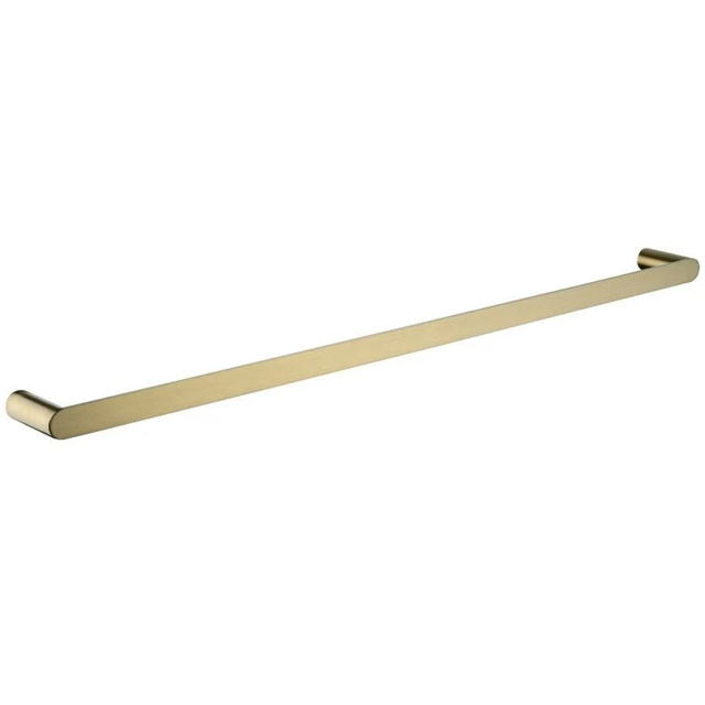 RUSHY Towel Rail Single 600mm Brushed Brass