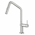NAVONA Series Kitchen / Laundry Carysil Angle Pull Mixer Tap Brushed Nickel