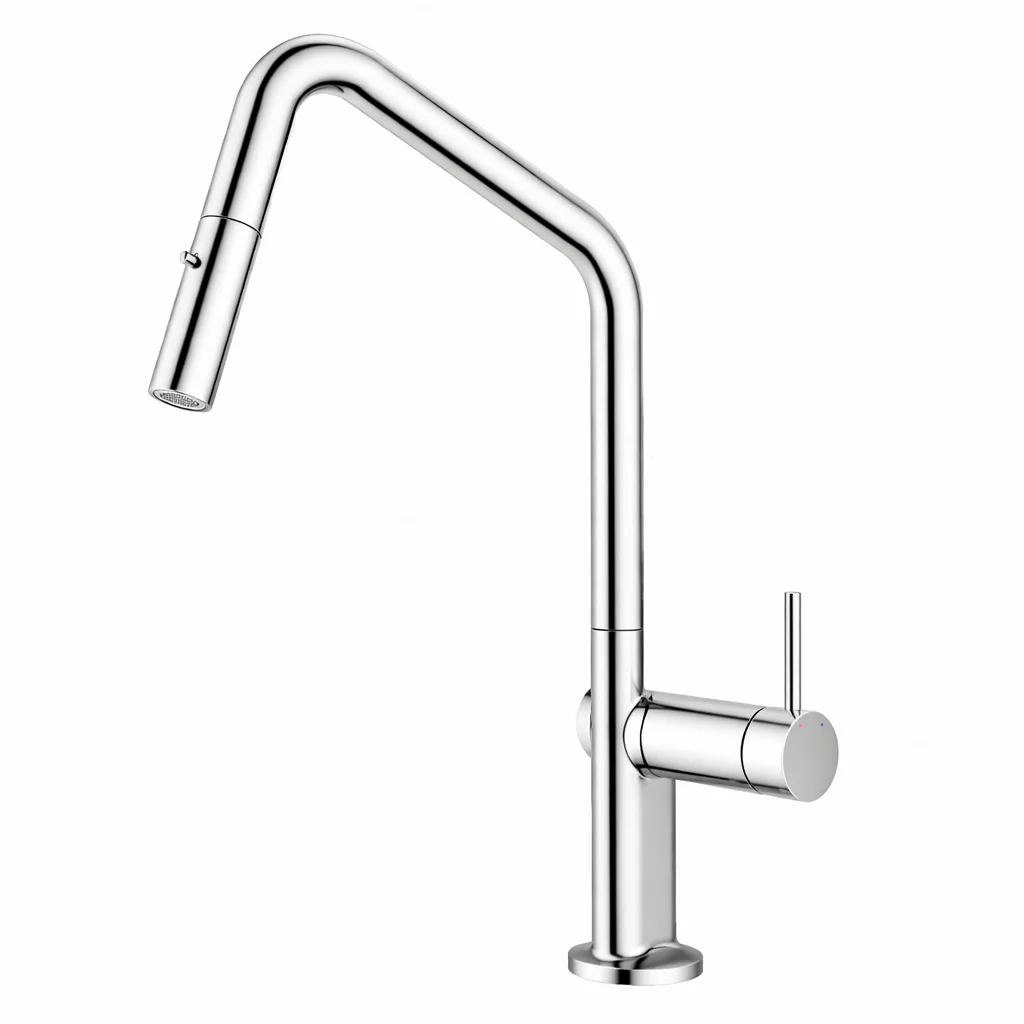 NAVONA Series Kitchen / Laundry Carysil Angle Pull Mixer Tap Chrome