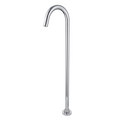Floor Standing Bath Spout Round Chrome