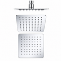 Slim Square Rainfall Shower Head 300mm Brass Chrome
