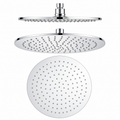 Slim Round Rainfall Shower Head 350mm Stainless steel Chrome
