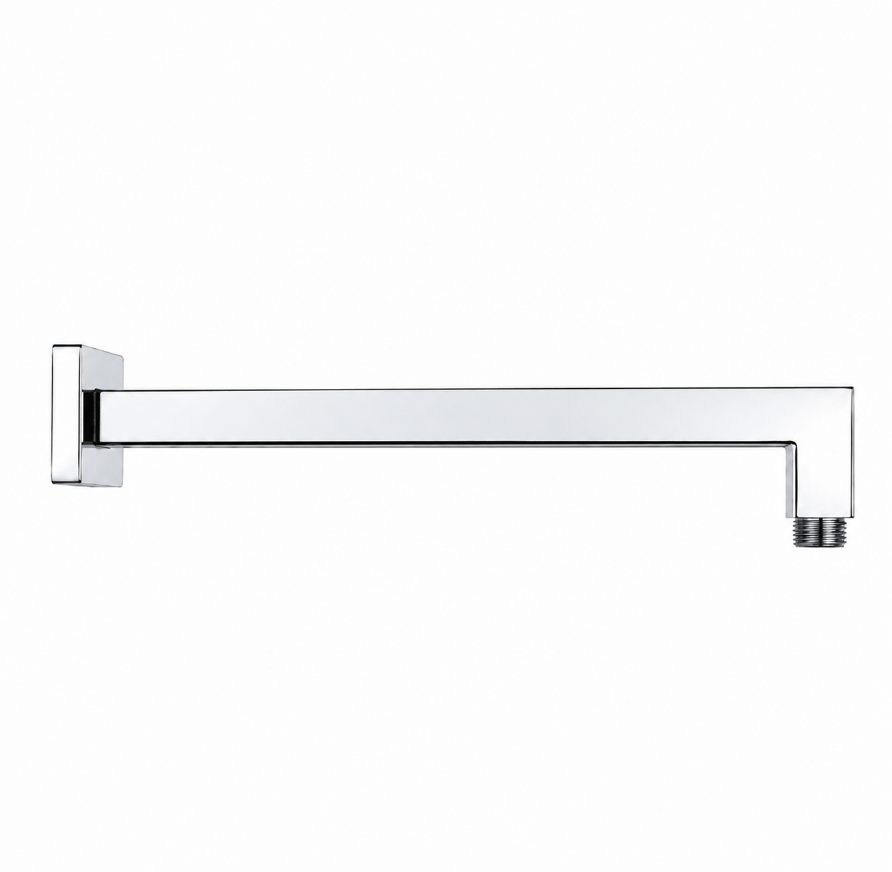 Shower Arm 400mm Square Stainless Steel Wall Mounted Chrome