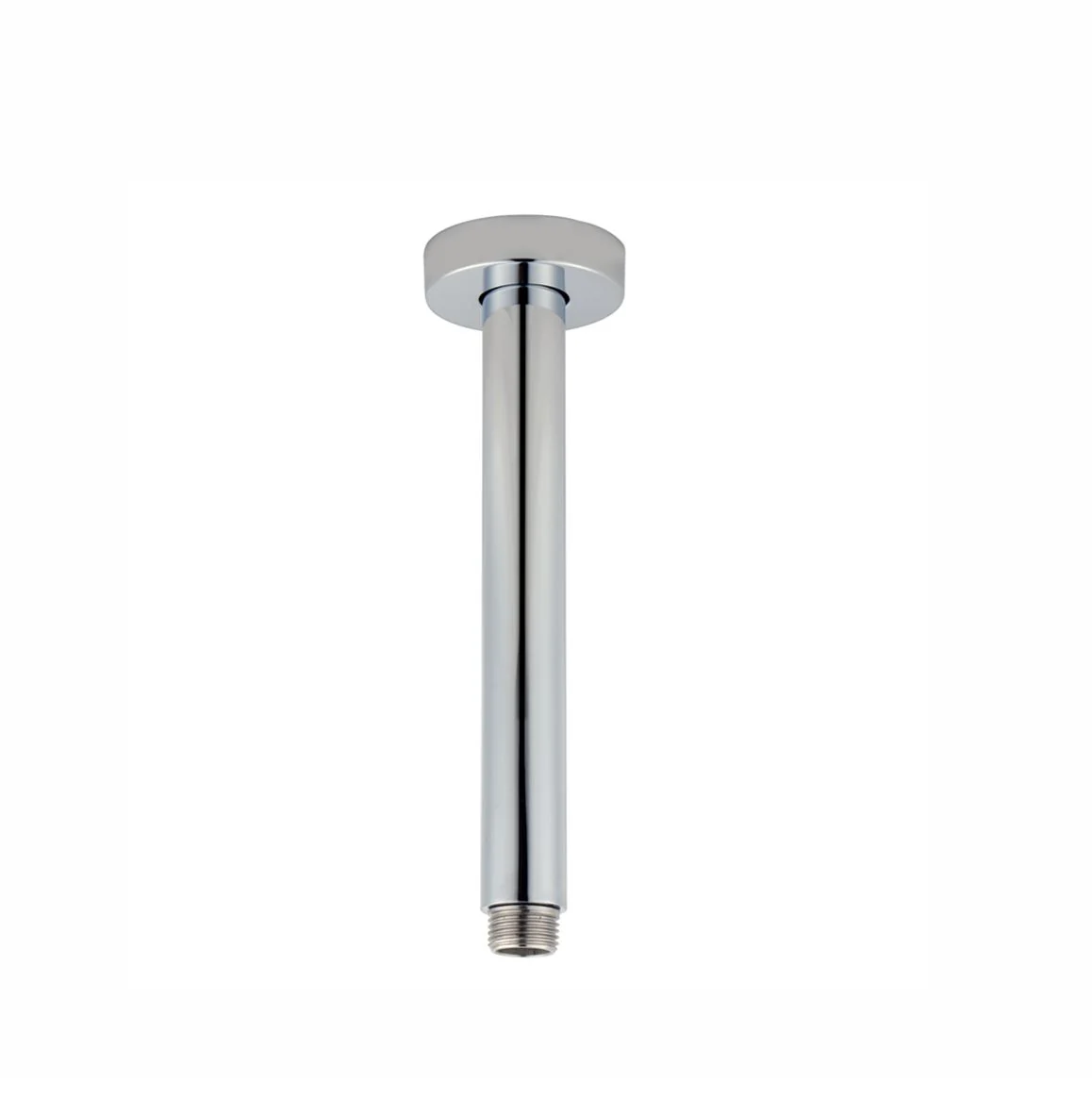 Shower Ceiling Arm 200mm Round Stainless Steel Chrome