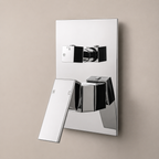 BLAZE Series Shower/Bath Wall Mixer with Diverter Chrome