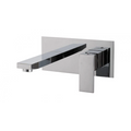 BLAZE Series Wall Basin/Bathtub Mixer with Spout Chrome