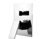 BLAZE Series Shower/Bath Wall Mixer with Diverter Chrome