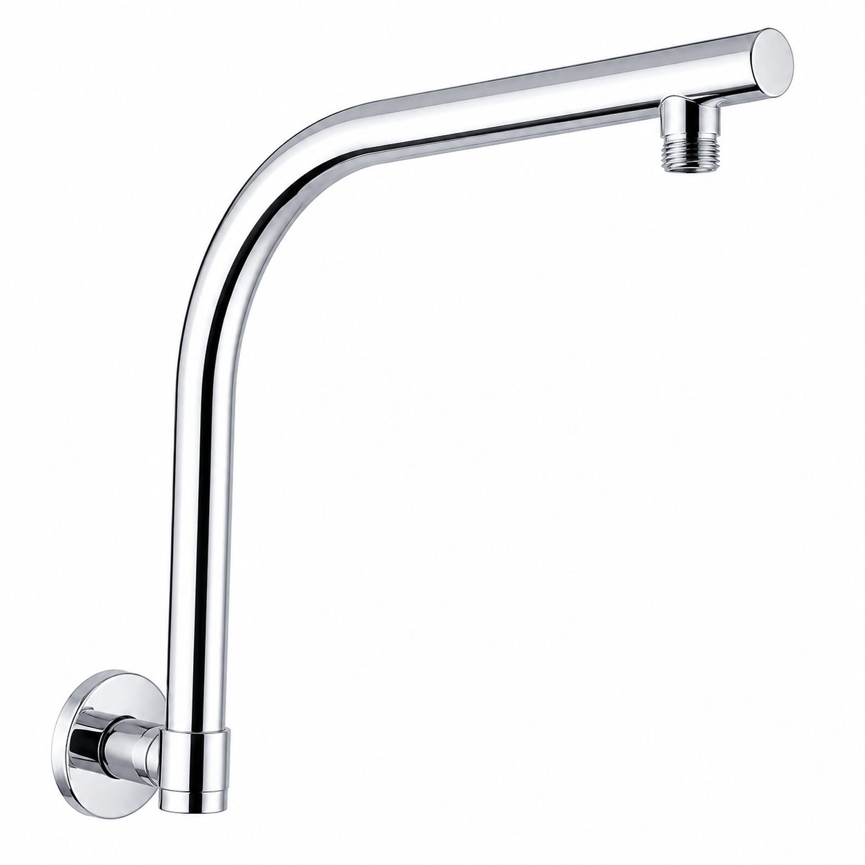 Shower Round Swivel Wall Mounted Arm Stainless Steel Chrome