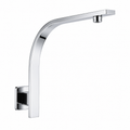 Shower Square Gooseneck Wall Mounted Arm Stainless Steel Chrome