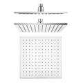 Square Rainfall Shower Head 250mm Brass Chrome