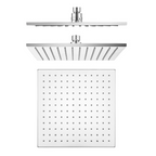 Square Rainfall Shower Head 250mm Brass Chrome