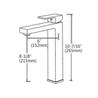 BLAZE Series Tall Basin Mixer Chrome