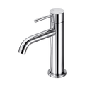 LUCID PIN Short Basin Mixer Series Round Chrome