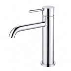 LUCID PIN Series Round Tall Basin Mixer Chrome