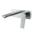 RUSHY Series Wall Basin/Bathtub Mixer with Spout Chrome