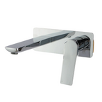 RUSHY Series Wall Basin/Bathtub Mixer with Spout Chrome
