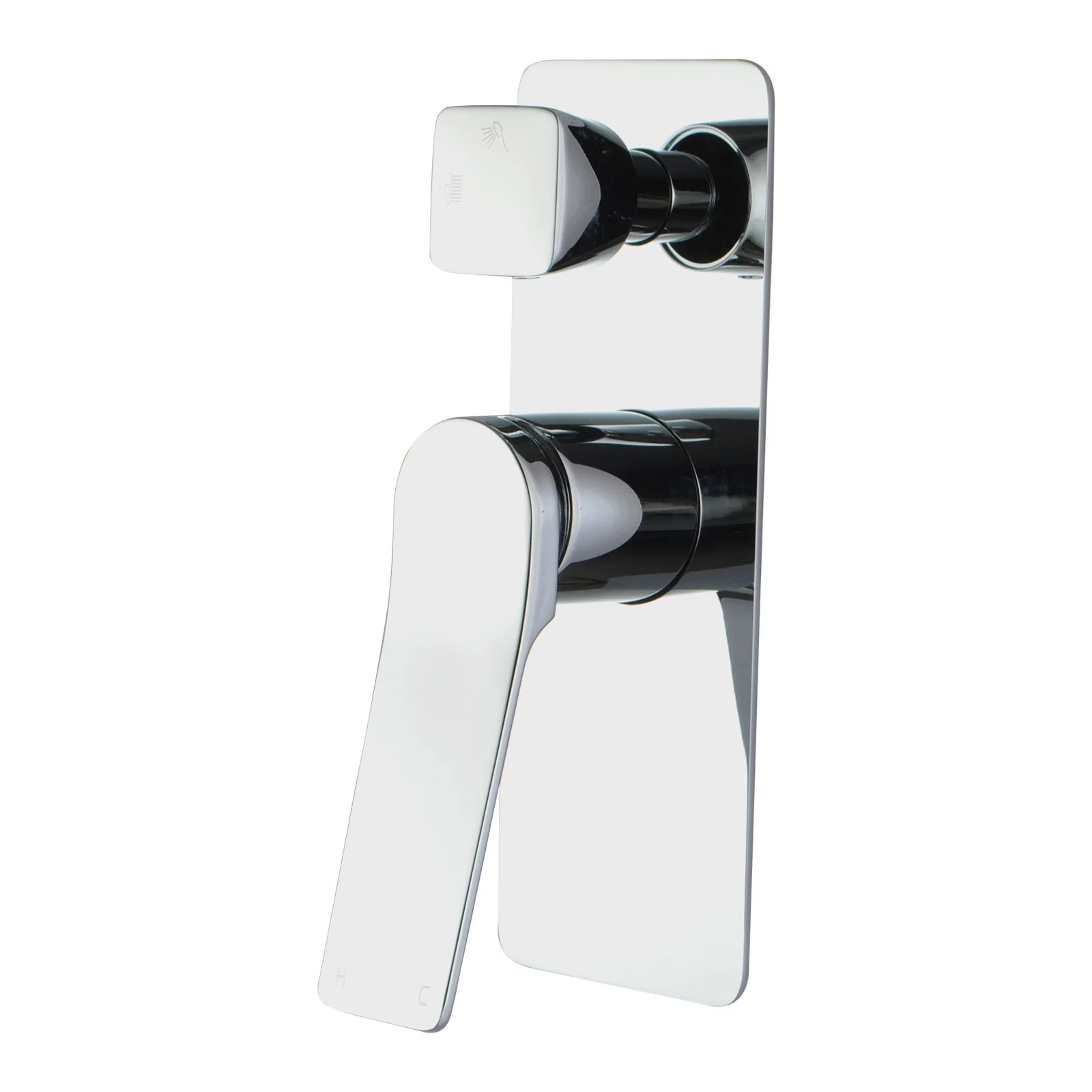 RUSHY Series Shower/Bath Wall Mixer with Diverter Chrome