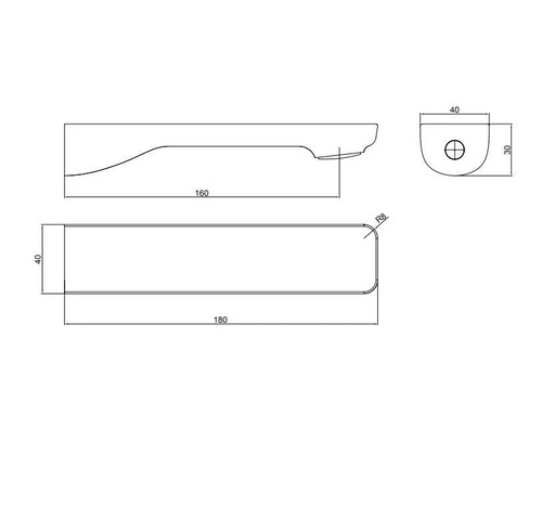 IVANO Series Basin/Bathtub Wall Spout Chrome