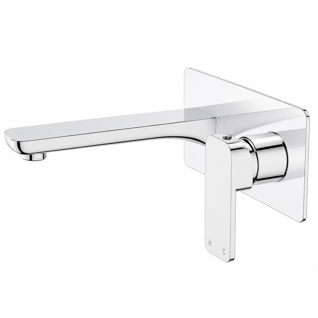 IVANO Series Wall Basin/Bathtub Mixer with Spout Chrome