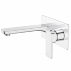 IVANO Series Wall Basin/Bathtub Mixer with Spout Chrome