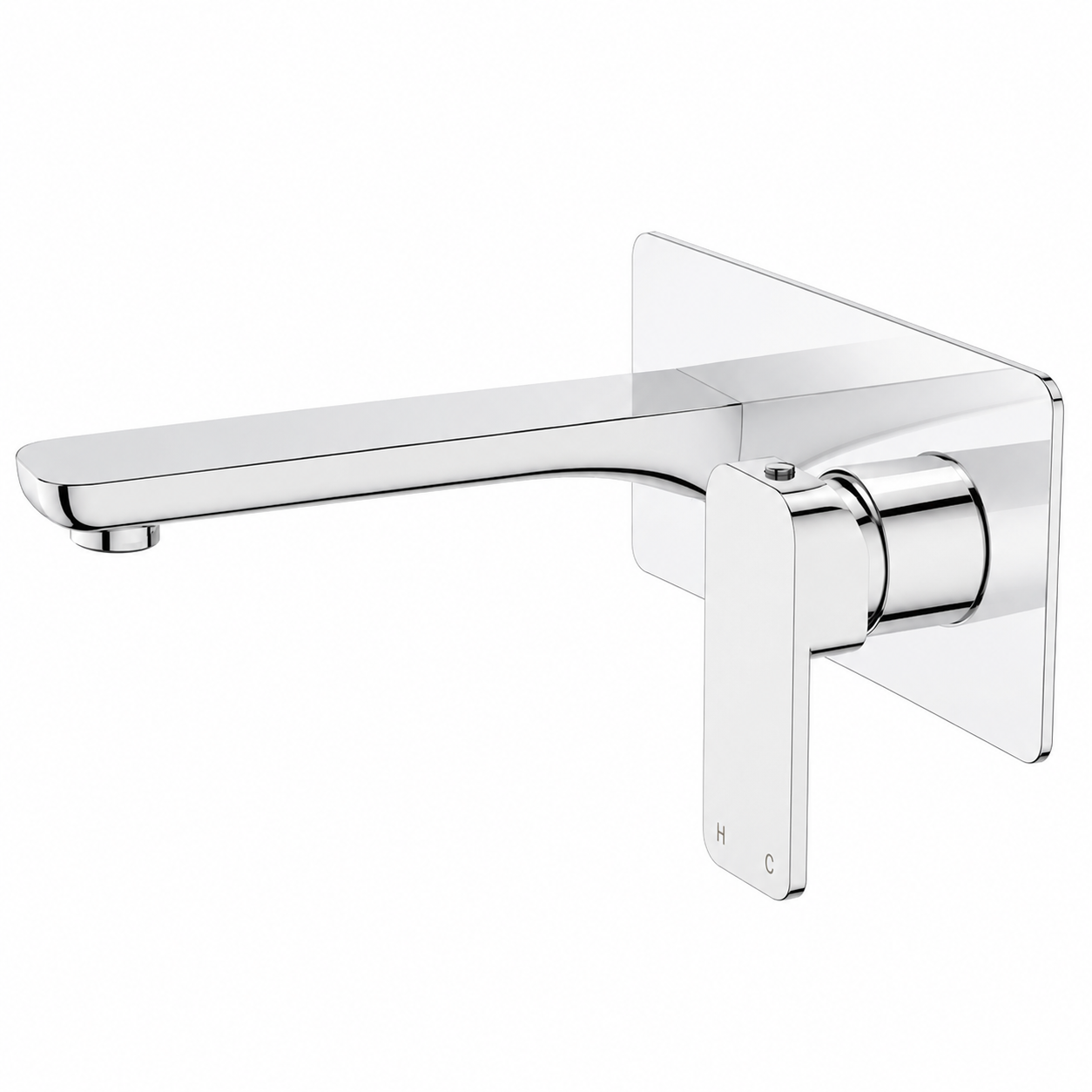 IVANO Series Wall Basin/Bathtub Mixer with Spout Chrome