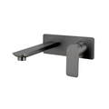 VOG Series Wall Basin/Bathtub Mixer with Spout Gun metal Grey