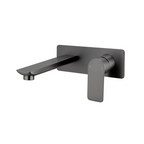 VOG Series Wall Basin/Bathtub Mixer with Spout Gun metal Grey