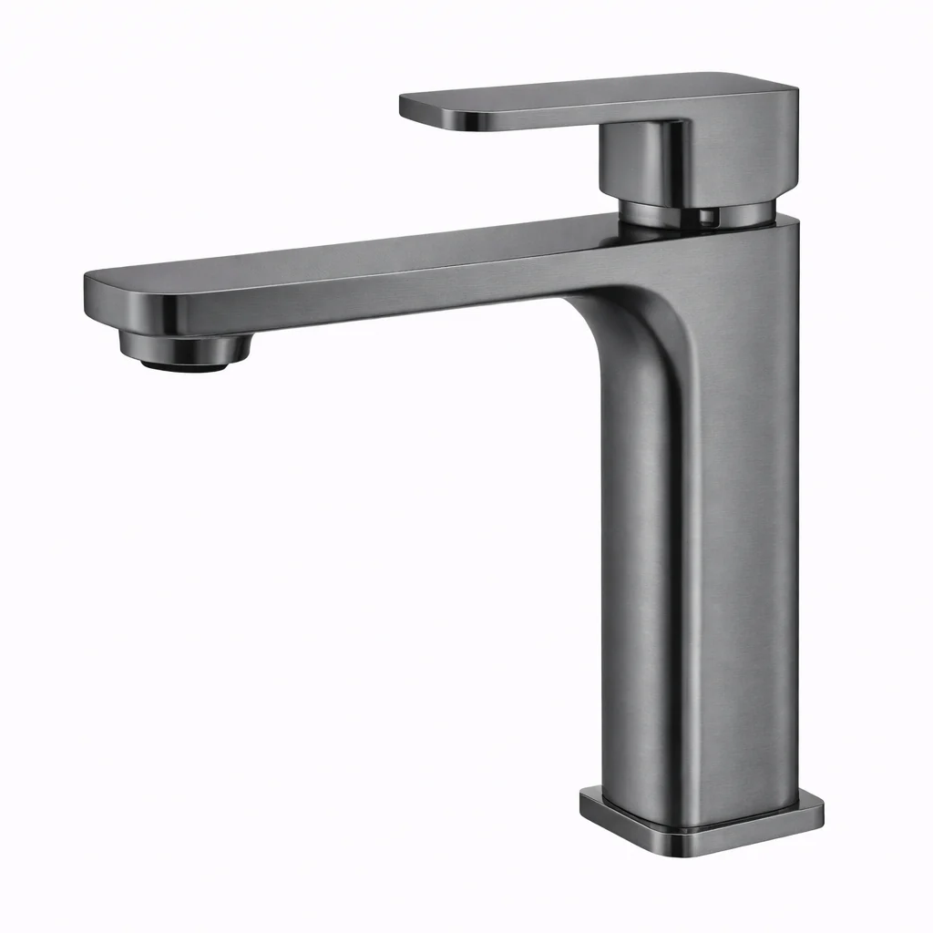 IVANO Series Short Basin Mixer Gun Metal