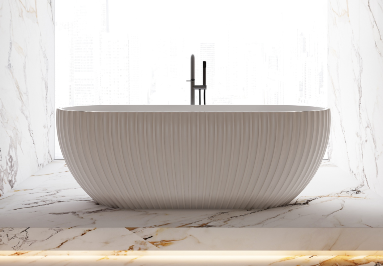 1500x750x580 Sophie Collection Bathtub Matt White
