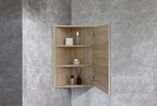 Eric 400x400x750 mmm Corner Shaving Mirror Cabinet